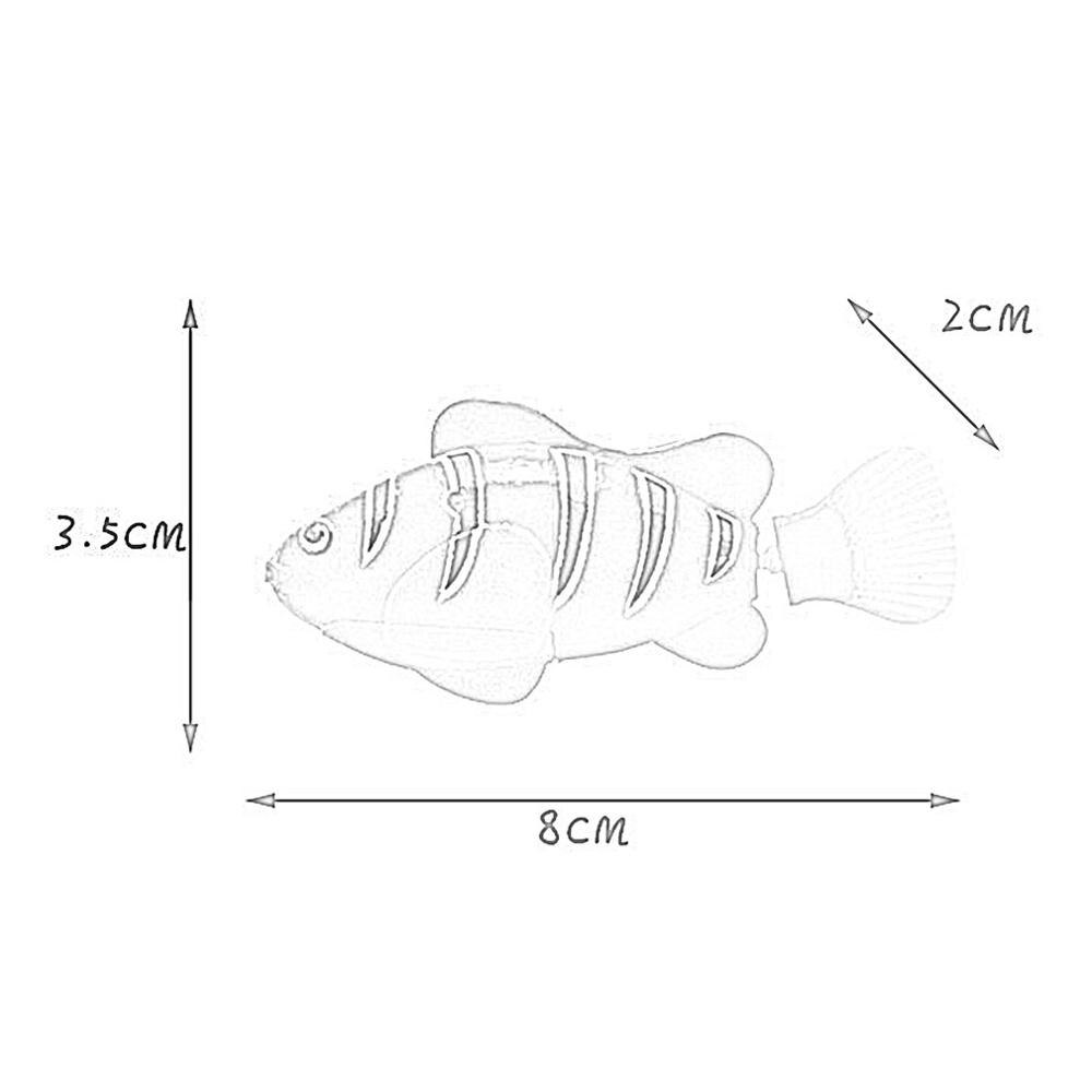 Mini Bath Toy Bionic Fish Electric Swimming Magical Le Bao Fish Underwater World Deep Sea Electronic Sensing Fish