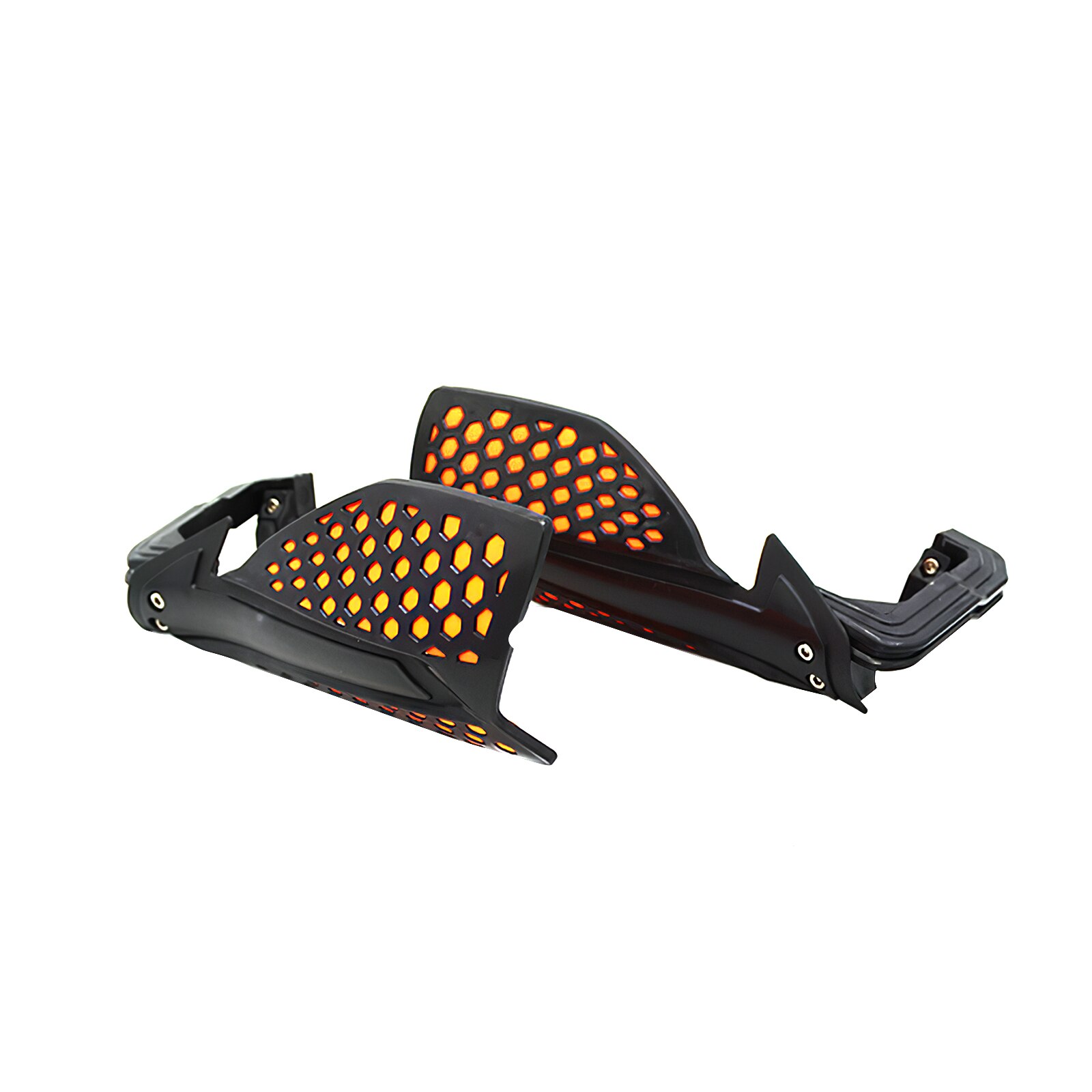 Motorfiets ABS Plastic Hand Guard Koude Wind Deflector Shield Hand Protector Shield Falling Bescherming Voor Suzuki(Titanium color Motorfiets ABS Plastic Hand Guard Koude Wind Deflector Shield Hand Protector Shield Falling Bescherming Voor Suzuki(Titanium color