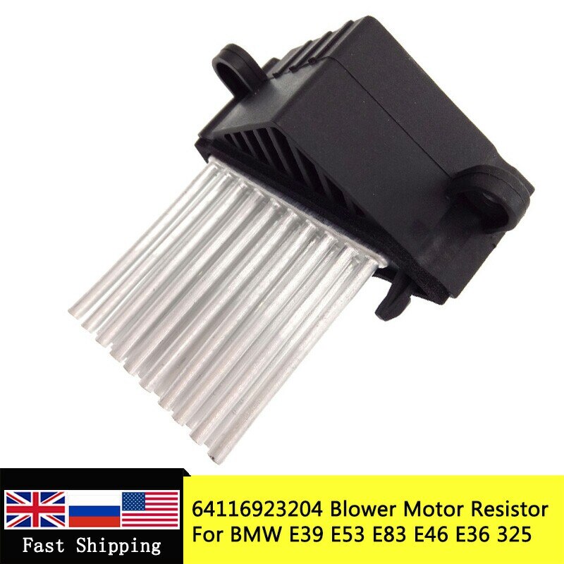 64116931680 For BMW E39 E53 E83 E46 E36 325 328 M3 Car Blower Motor Resistor AC Heater Fan 64116923204 64118385549 64116929486