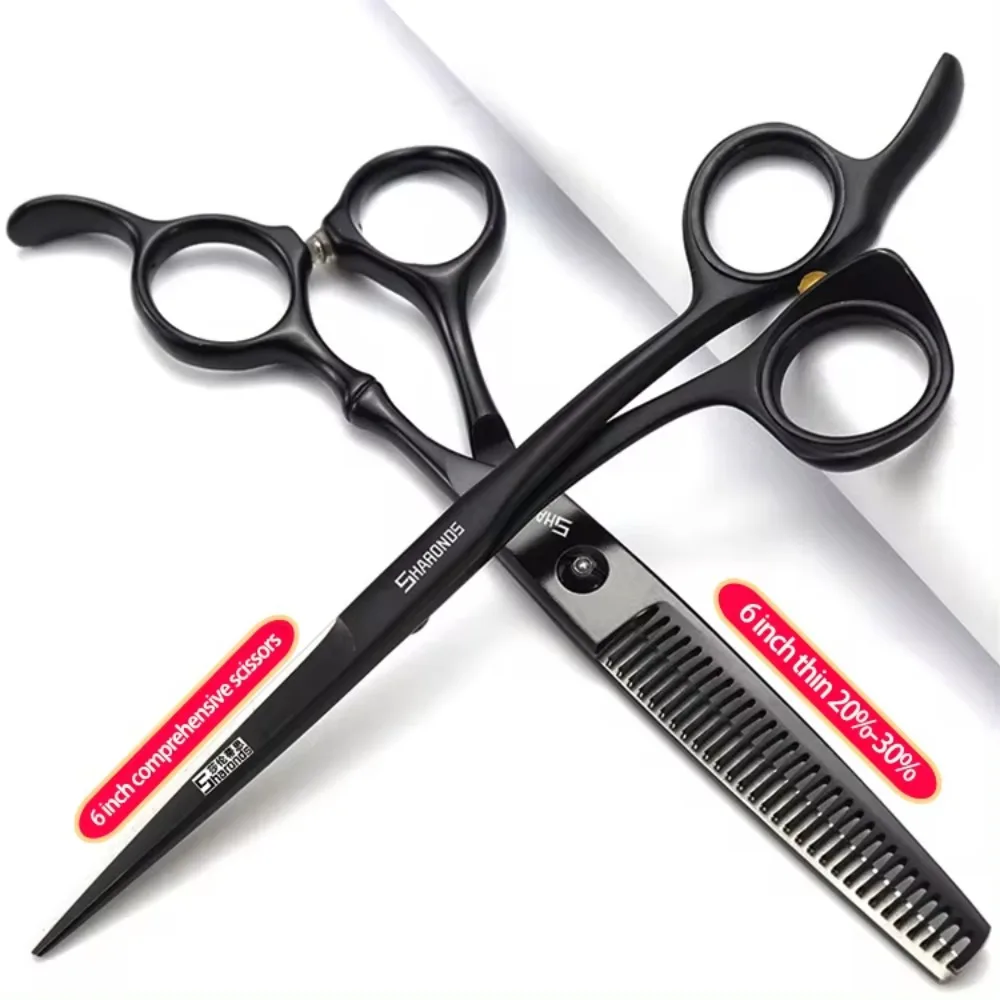 Professionelles Haarschneidescheren-einstellen, Friseurscheren, exklusive Friseur-Friseurscheren, 5,5/6/6,5-Zoll-Schneidwerkzeuge: Orange