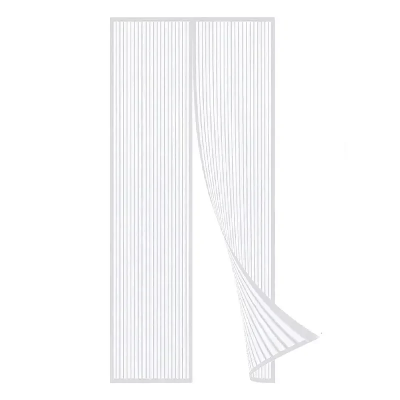 Magnetisch deurgordijn Anti-klamboe Klamboe voor raam Insectenscherm Onzichtbaar gaas voor gordijnen Beschermend: 7*2.6 / green