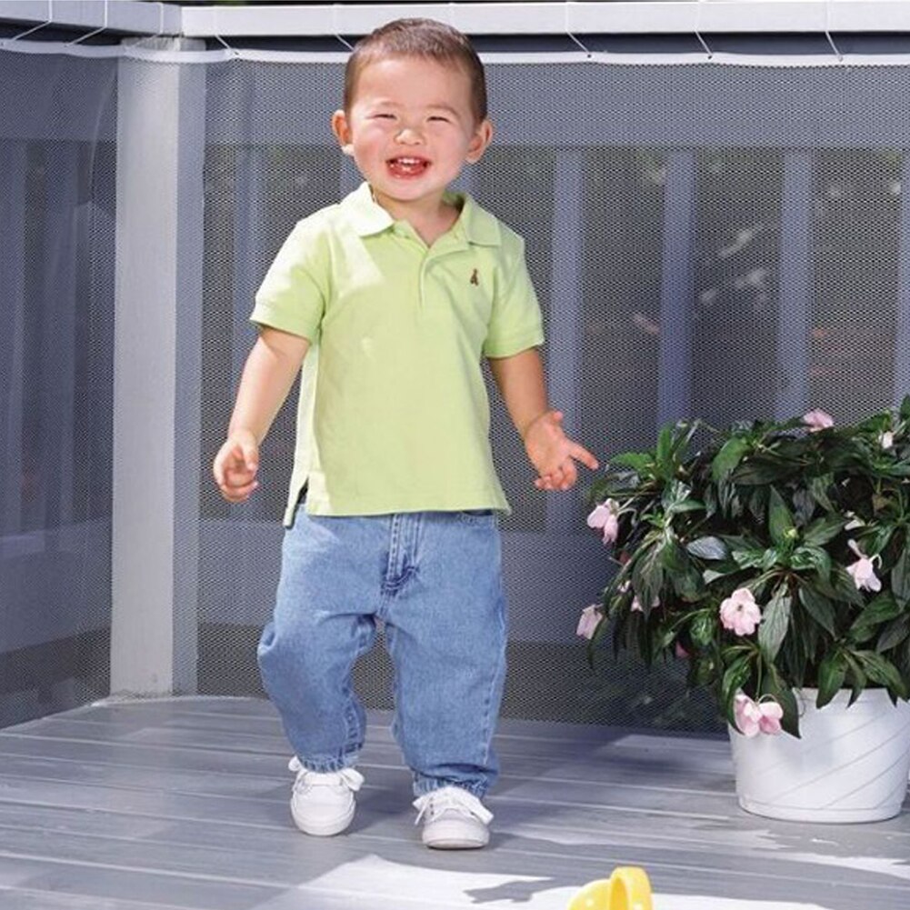 Kinderen Kids Bescherming Traphekje Baby Trap Veiligheid Netto Balkon Baby Veiligheid Hek Trap Netto Dikke Harde Mesh Tsfh