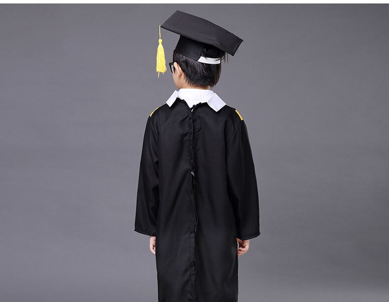 Children Student Academic Dress School Uniforms Kid Graduation Costumes Kindergarten Girl Boy Dr Suit Doctor Suits With Hat