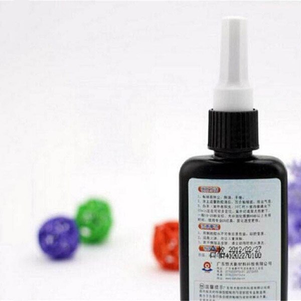 50ML K-300 UV Glue Curing Adhesive Transparent Crystal Glass Bonding Repair Liquid Glue