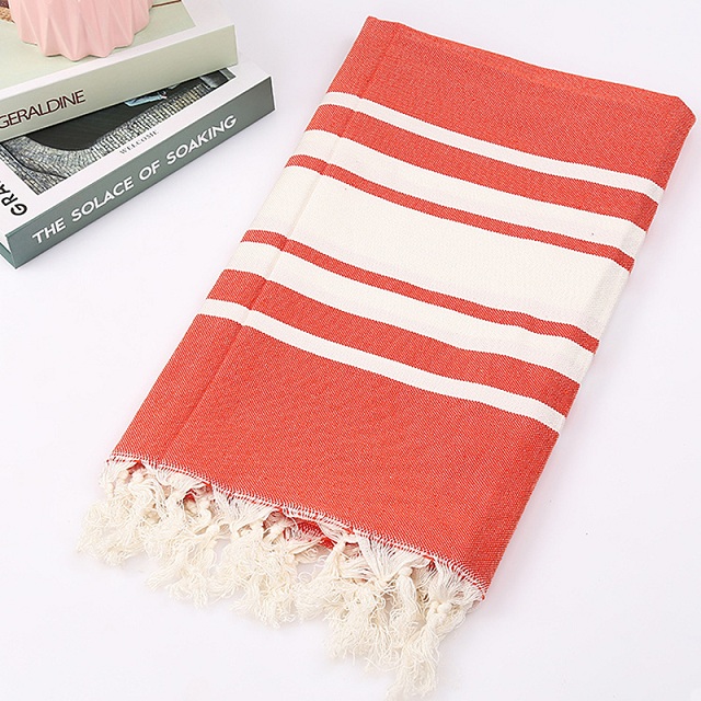 Turkiskt hamam handduk pestemal beach resa peshtemals bad fouta bomull stor 100*180 cm: H
