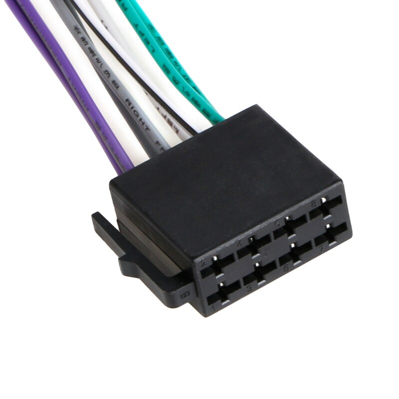 Arnés de Cableado Universal ISO hembra, adaptador de Radio para coche, conector, Kit de enchufe de cable