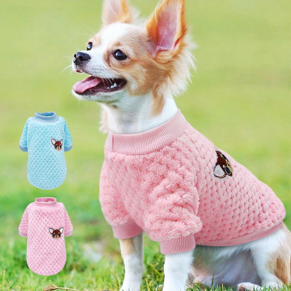 Leuke Hond Kleding Voor Kleine Honden Chihuahua Yorkies Pug Kleding Jas Winter Hond Kleding Pet Puppy Jas Ropa Perro Roze s-2XL