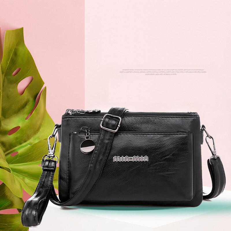 Oude tang casual schoudertassen voor vrouwen multi-pocket rits tas luxe handtassen vrouwen crossbody tassen