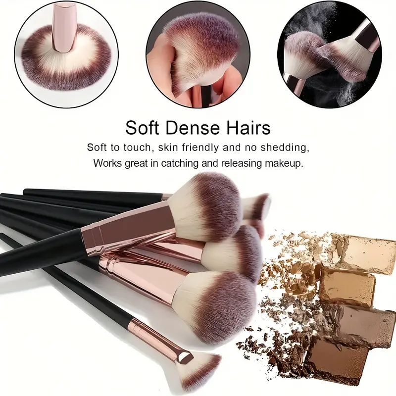 3-20PCS Makeup Brushes Set Fluffy Eyeshadow Foundation Concealer Blush Highlighter Female Cosmetics Beauty Tools Storage box