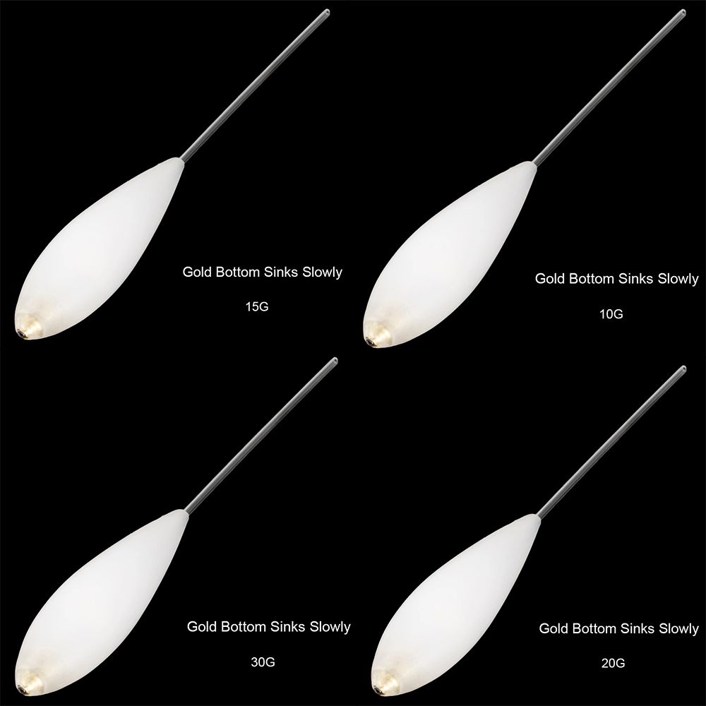 Ensemble de flotteurs de pêche en plastique Bobber, 15g-50g