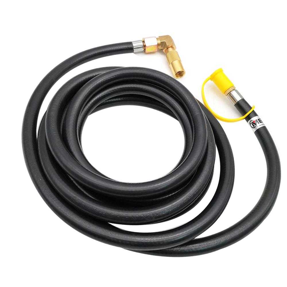 12ft RV Quick Connect Propane Hose Adapter – For Blackstone 17/22 Griddles – Rubber & Brass