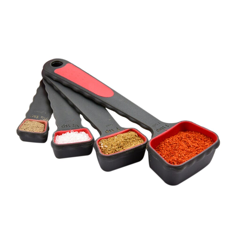 8 piece Folding Measuring cup measuring spoon kitchen silicone measuring set measuring spoon Measuring Tools baking supplies