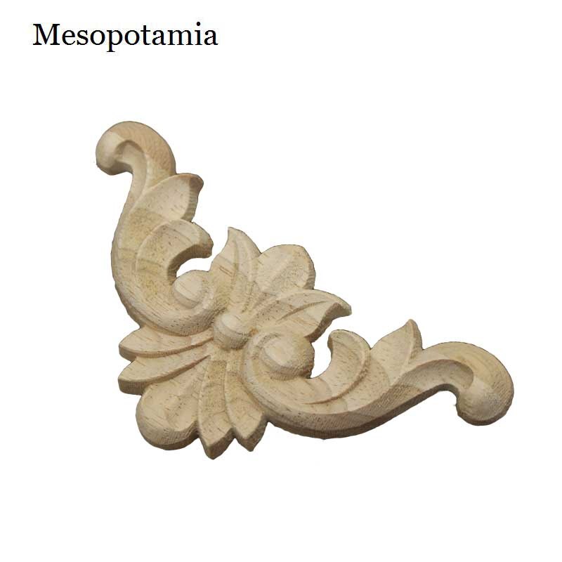 DIY Scrapbooking Corner Protectors Arts Crafts Household Flowers Adornment Exquisite Precision Carving Wood Hollow Bead Crafts