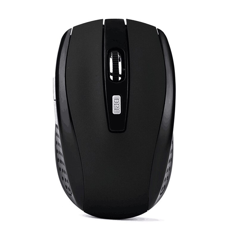 Wireless Mouse USB Mouse Silent Ergonomic Mouse Optical Mause Gaming Noiseless Mice For PC Laptop Computer Mouse 2.4GHz 1200DPI: black