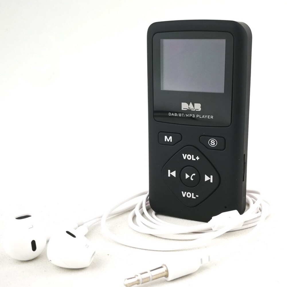 DAB-P7 Pocket MP3 Speler Draagbare Lcd-scherm Radio Receiver Broadcast Met Bluetooth Fm Digitale Radio Mini Fm Radio Station