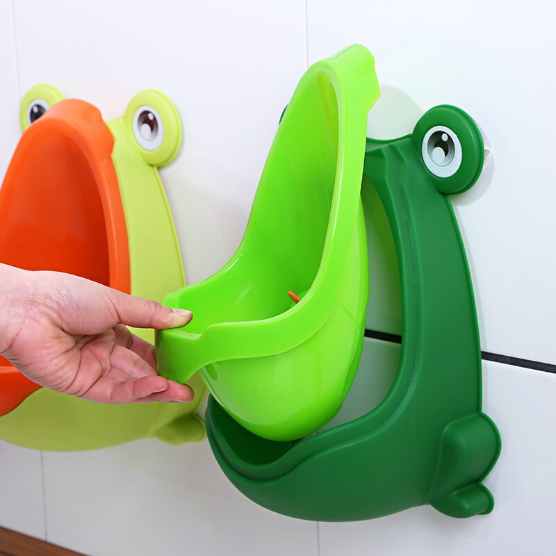 Kikker Kinderen Potty Toilet Training Kids Urinoir Voor Jongens Plast Trainer Badkamer Met Gericht Doel LXY9