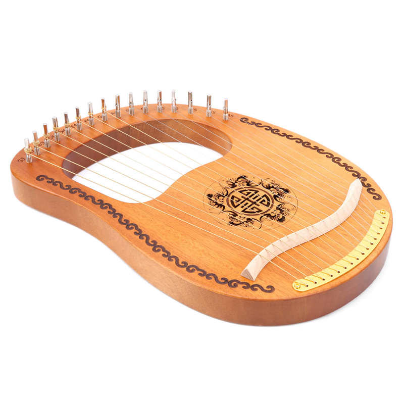 Wood Harp Produce Resonance and Reflection Portable Harp for Beginners Sweethearts