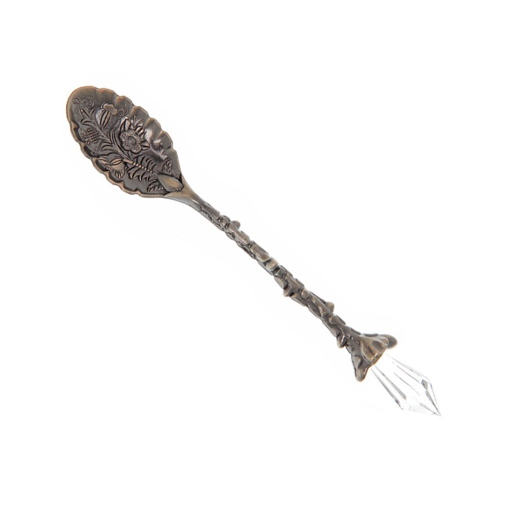 Exquisite Retro Palace Style Coffee Spoon Tea Ice Cream Scoop Nostalgic Vintage Carved Coffee Spoon