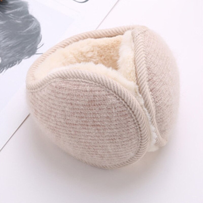 Winter Soft Fleece Earmuff Rabbit Plush Warm Foldable Women Men Ear Mask Collapsible Ear Muffs Ear Warmers Windproof Ear Cap