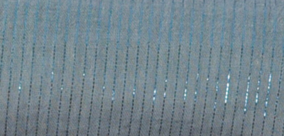 Dubbele Katoen Gaas Mousseline Lurex Folie Stof Diy Dubbele Gaas Stof Baby 100% Katoenen Mousseline: 50cm / Dusty mint