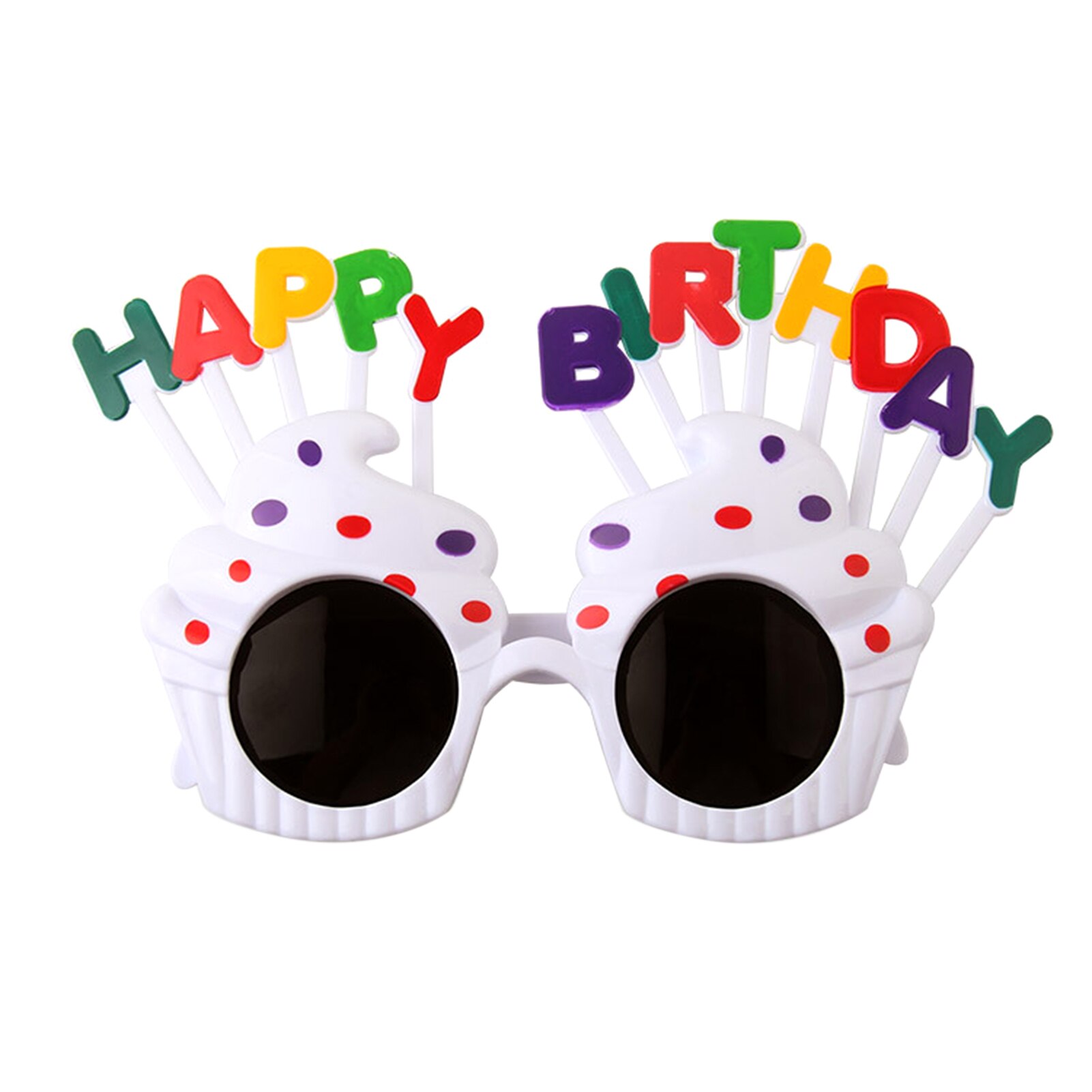 1Pc wszystkiego najlepszego z okazji urodzin okulary śmieszne nowość okulary świeca okulary okulary na imprezę rekwizyty fotograficzne urodziny prezent dobrodziejstw dla dzieci: A