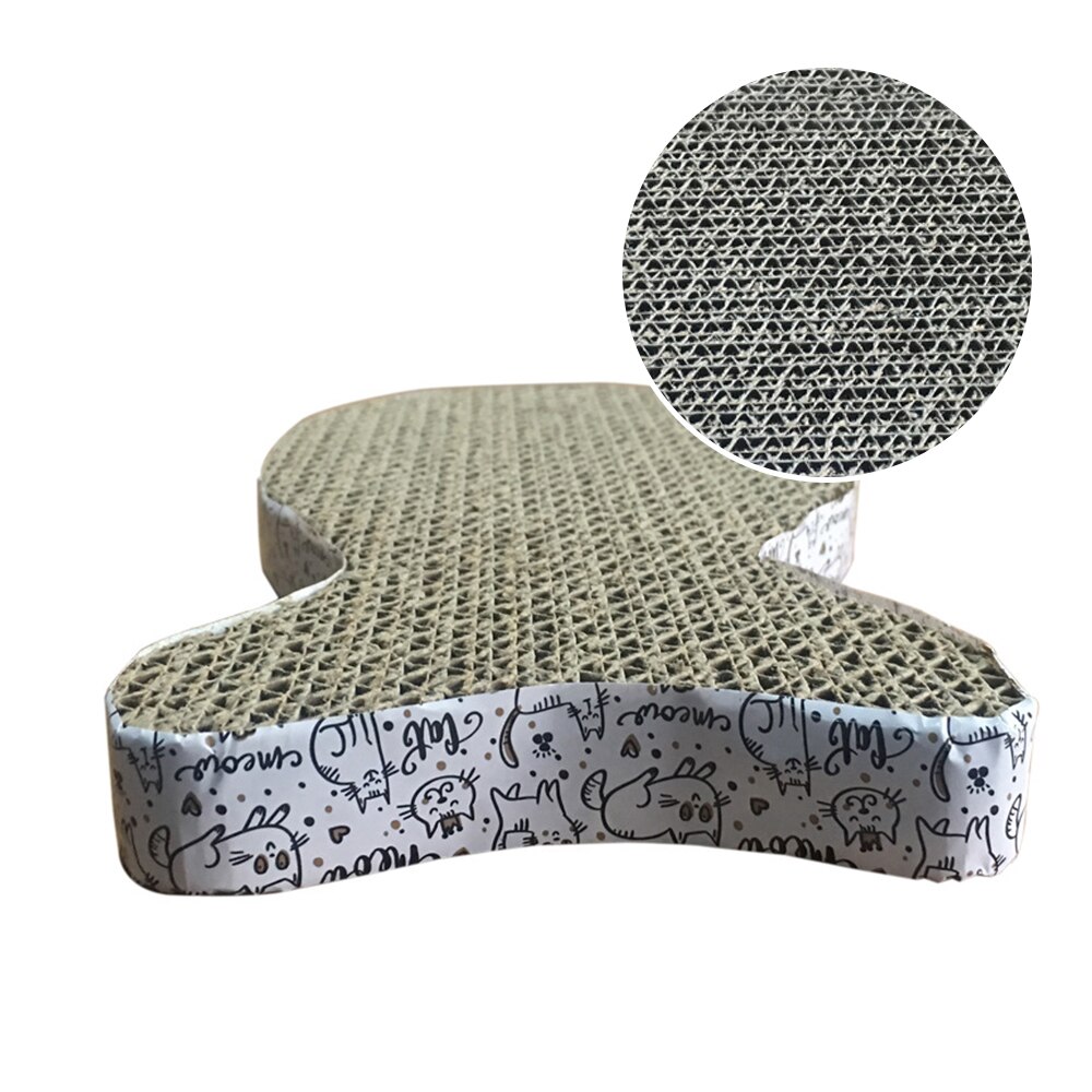 Cat and cat scratching post, pet toys, corrugated cat scratching post, nail scratcher, mat