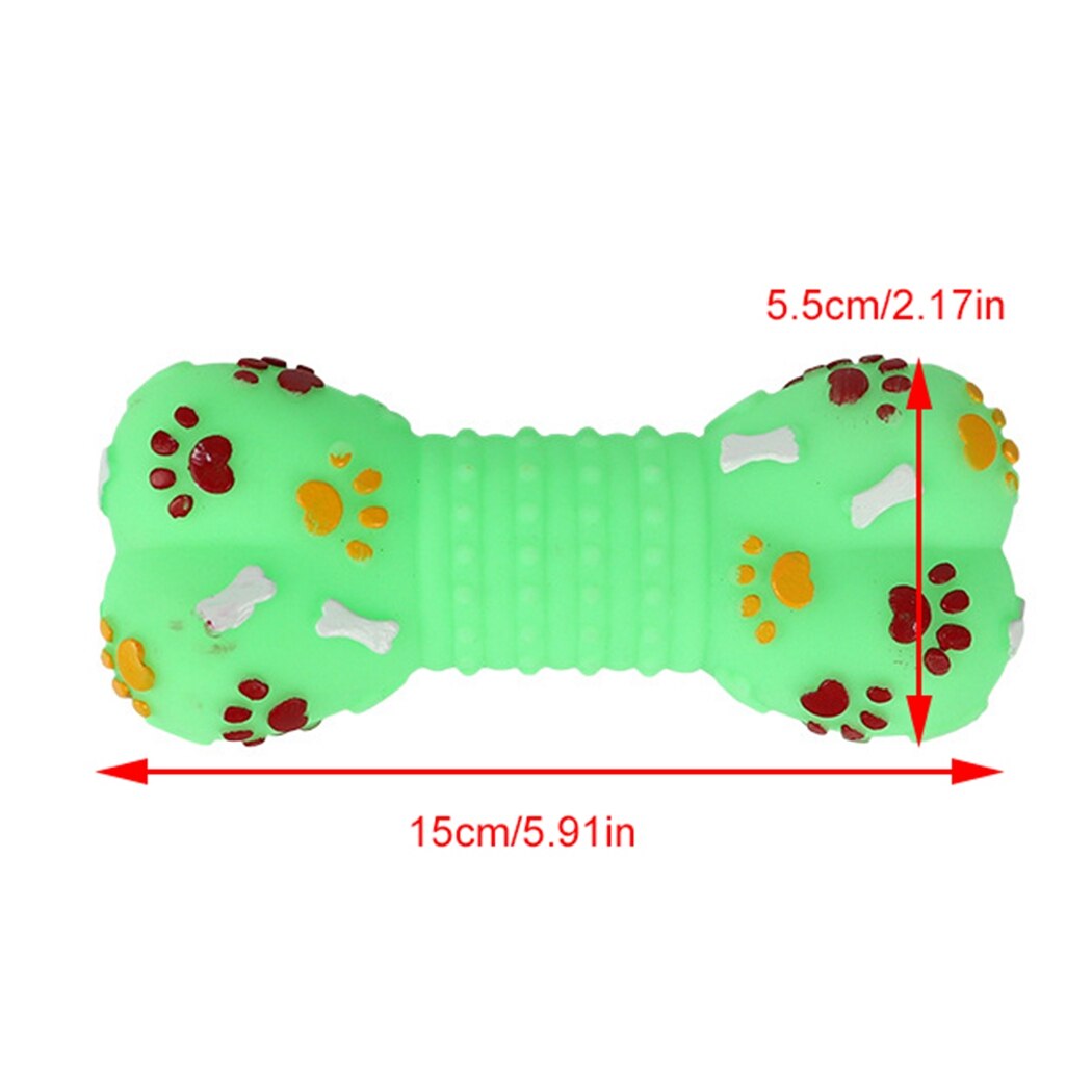 Jouet en plastique os pour chien, jouet à mâcher, porte-friandises, nettoyage des dents, jouets à couineur, entraînement interactif, fournitures pour animaux de compagnie