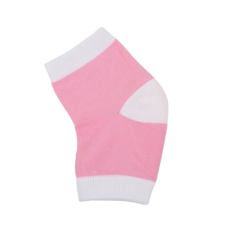 Nouveaux hommes femmes sport cheville anfissuré chaussettes talon douleur coussin Silicone Gel chaussette talon casquette chaussette hydratant cheville chaussette: Rouge