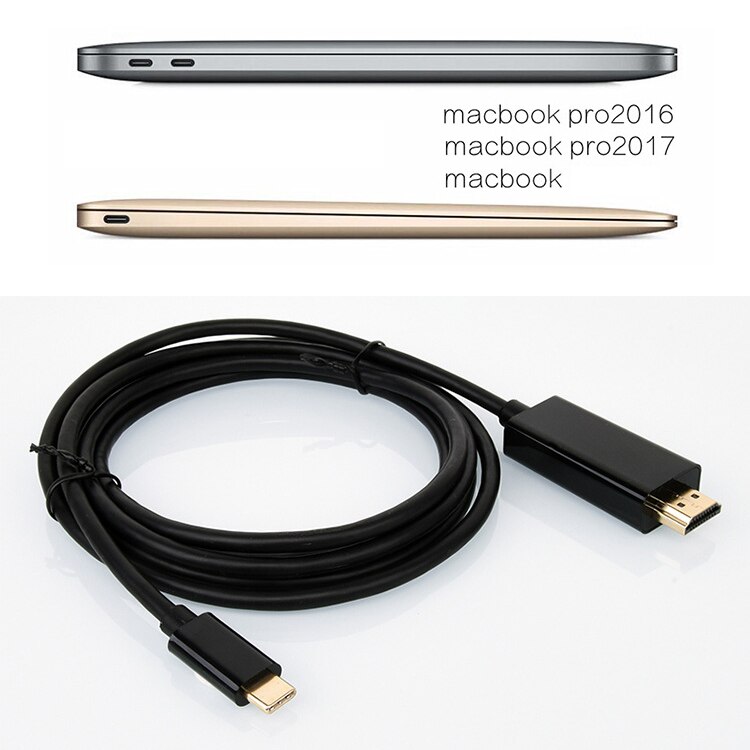 Type-C naar HDMI, USB C naar HDMI, cableCreation Type C naar HDMI 4 K Hub Adapter (Thunderbolt 3), compatibel MacBook Pro/iPad Pro