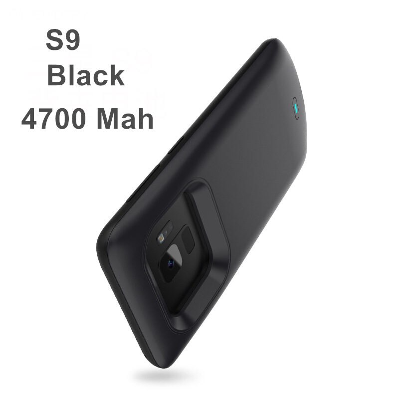 Etui do ładowania baterii do Samsung S8 Plus S8 Plus uwaga 8 uwaga 9 opakowanie zapasowe etui na Bank mocy do Galaxy S9 S9 Plus uwaga 9: S9 Black