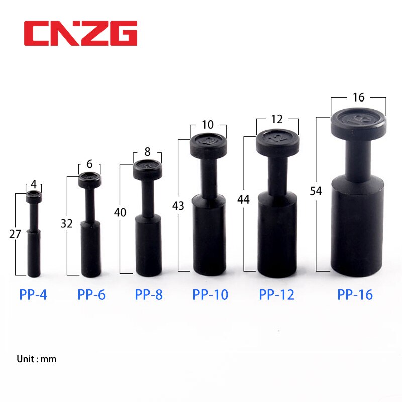 4mm/6mm/8mm/10mm/12mm Pneumatic Plug Fittings Quick Nylon Blanking Fitting Hose Tube Push Fit Dustproof Seal Connector Air Line