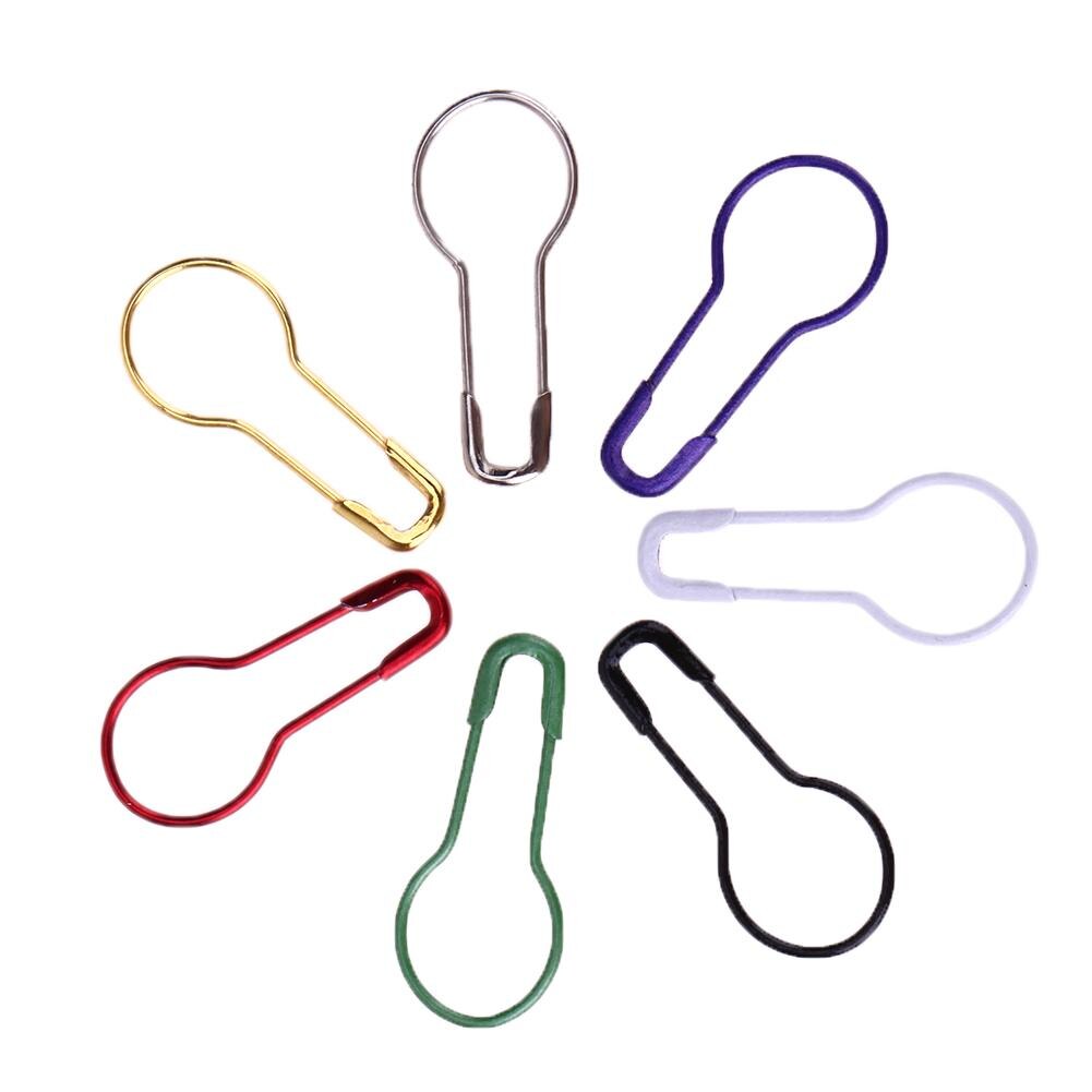 100Stck/Pack Stifte Kürbis bilden Metall Clips betroffen Stich Marker Schild Stifte verriegeln betroffen Werkzeuge Nadel Clip Handwerk mischfarben