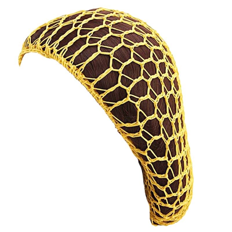 Kvinder håndlavet hæklet hår net snood mesh turban sovehue slouchy strik hue axyd