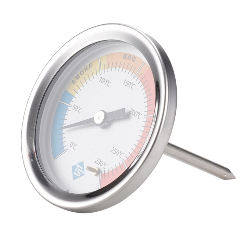 0-280 ℃ Keuken Thermometer Rvs Barbecue Bbq Roker Grill Oven Temperatuurmeter Koken Gereedschap