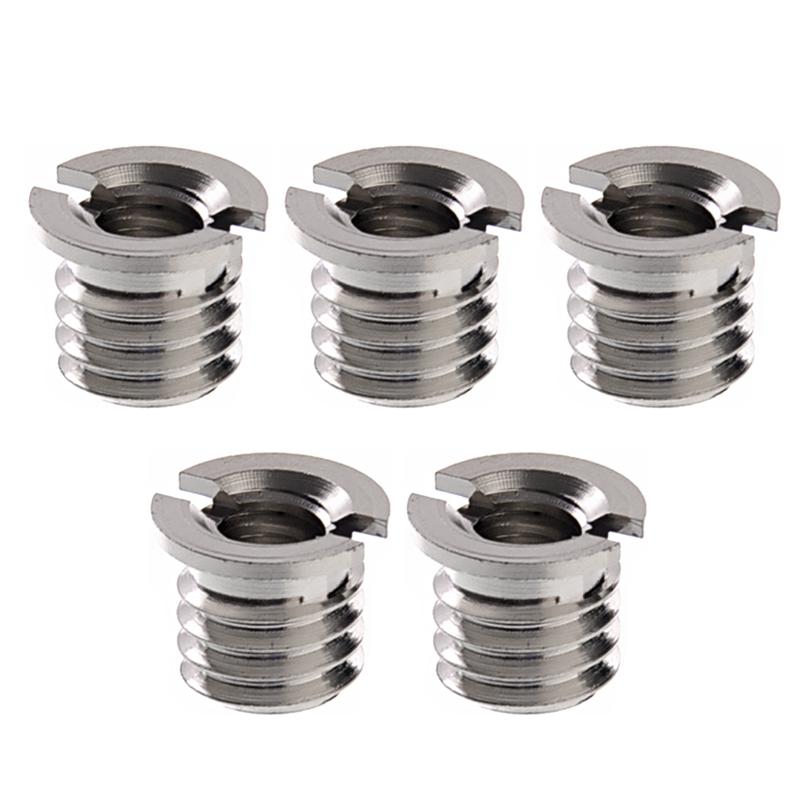1/4 "Tot 3/8" Camera Statief Schroefdraad Adapter Convert Moer Schroef Adapter(5 Pcs): Default Title