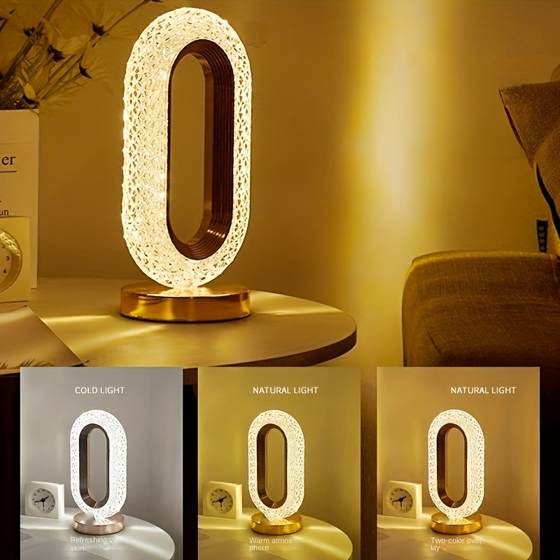 Luz Led recargable, luz ambiental para mesita de noche, lámpara de lectura de libros, luz de ambiente inalámbrica, decoración de cumpleaños para sala de estar