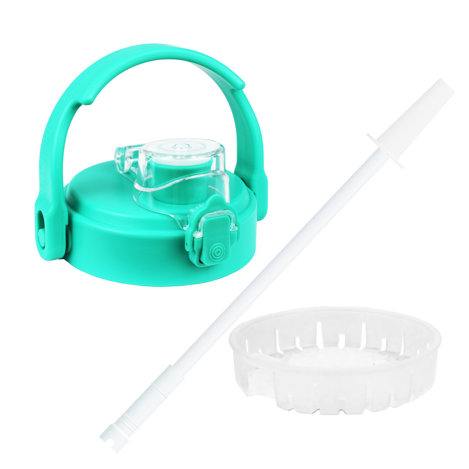 Quifit – couvercle de bouteille d&#39;eau avec paille, pour 2l 3,8 l 2,5 l 3,78 l: Light Green