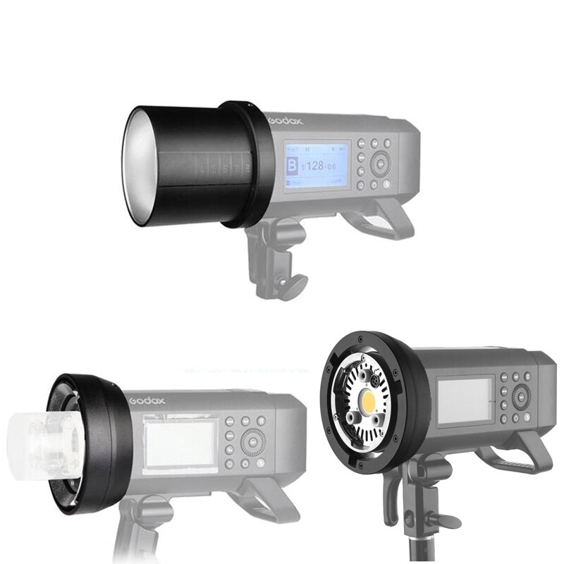 Godox Flash Original AD400 Pro Bowens/Elinchrom/Porfoto montaje anillo adaptador intercambiable para Witstro AD400Pro a accesorio