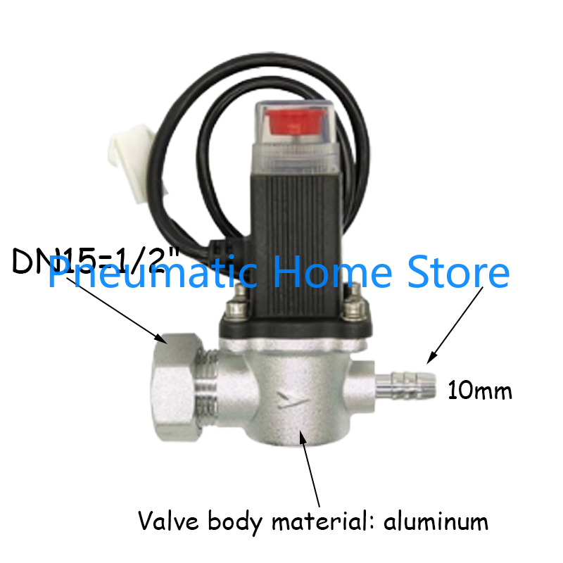 LPG Natural Gas Emergency Shut Off Solenoid Valve DC9V-12V 1/2" 3/4" 1" Kitchen & Household Valve: Yellow