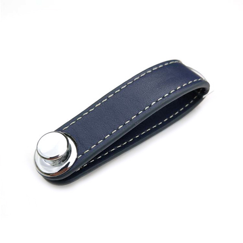 Car Key Pouch Bag Case Wallet Holder Chain Key Wallet Ring Collector Housekeeper Pocket Key Organizer Smart Leather Keychain: Beige