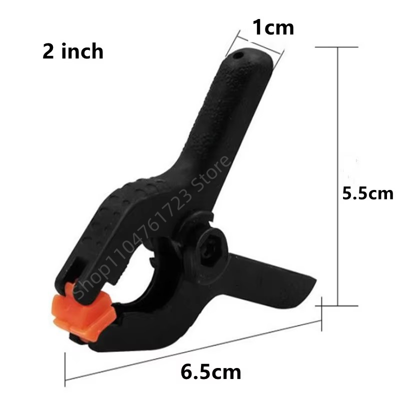 1-20 st 2 tums justerbara träbearbetningsklämmor i plast i nylon, träbearbetningsverktyg, fjäderklämma, snickarklämmor, outillage menuiserie
