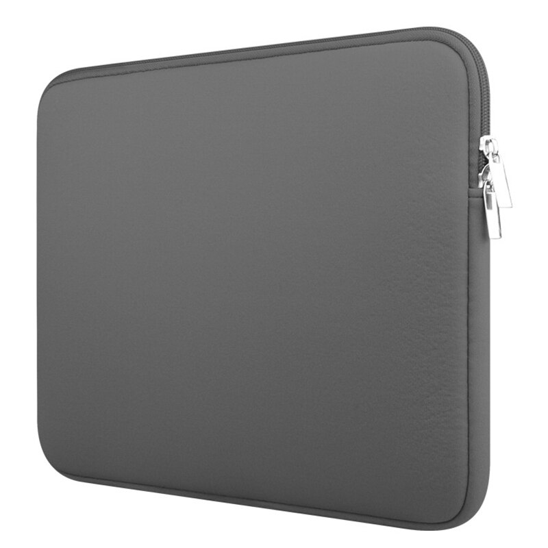 Funda suave para ordenador portátil, funda para portátil de 11/12/13/14/15 pulgadas para Macbook, bolsa para ordenador portátil, maletín para tableta de bolsillo, bolsa de transporte: 13 pulgadas / Gris