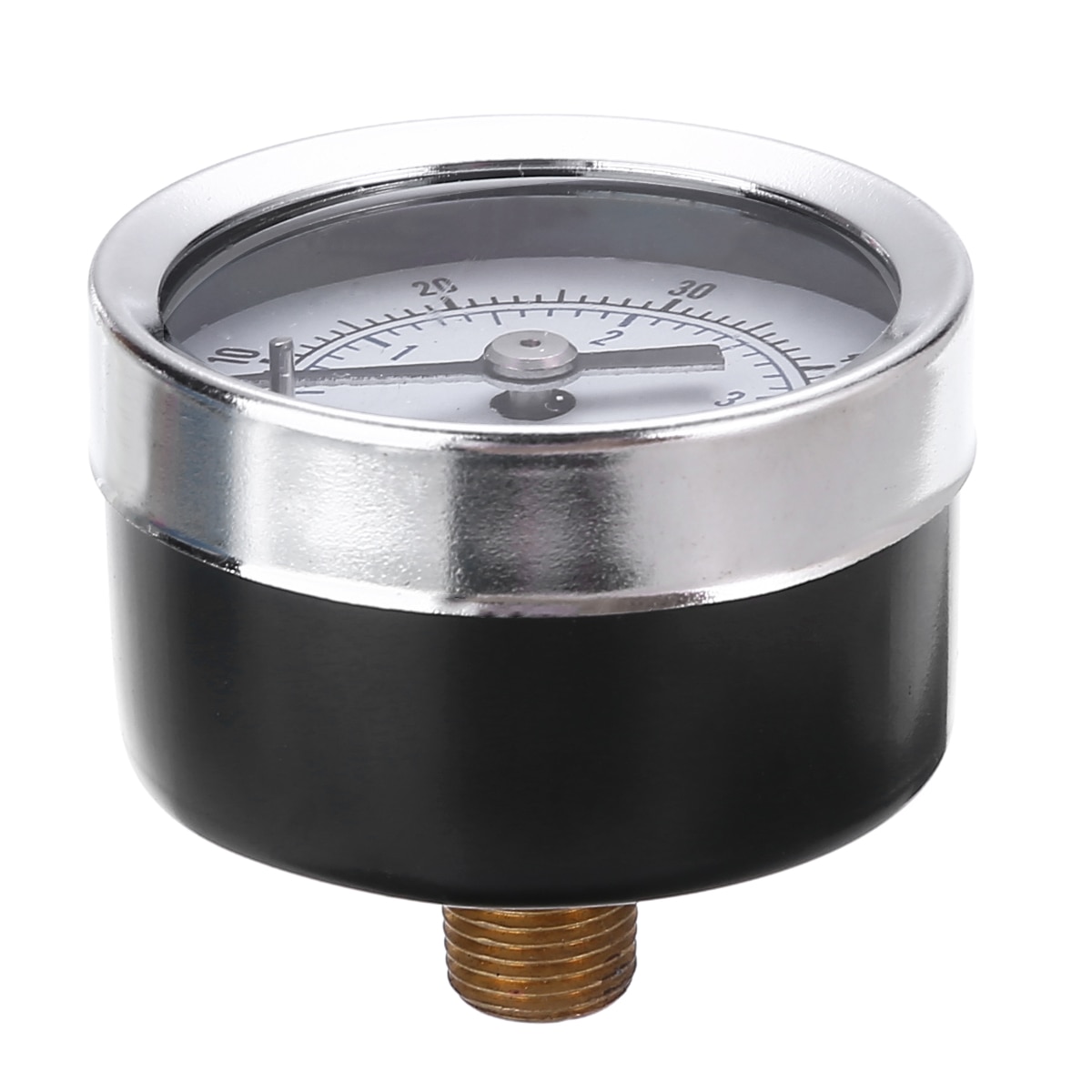 1/8&quot; NPT Air Pressure Gauge 0~60 PSI Air Compressor Pressure Gauge Industrial Hydraulic Meter Back Mount 1.5&quot; Face