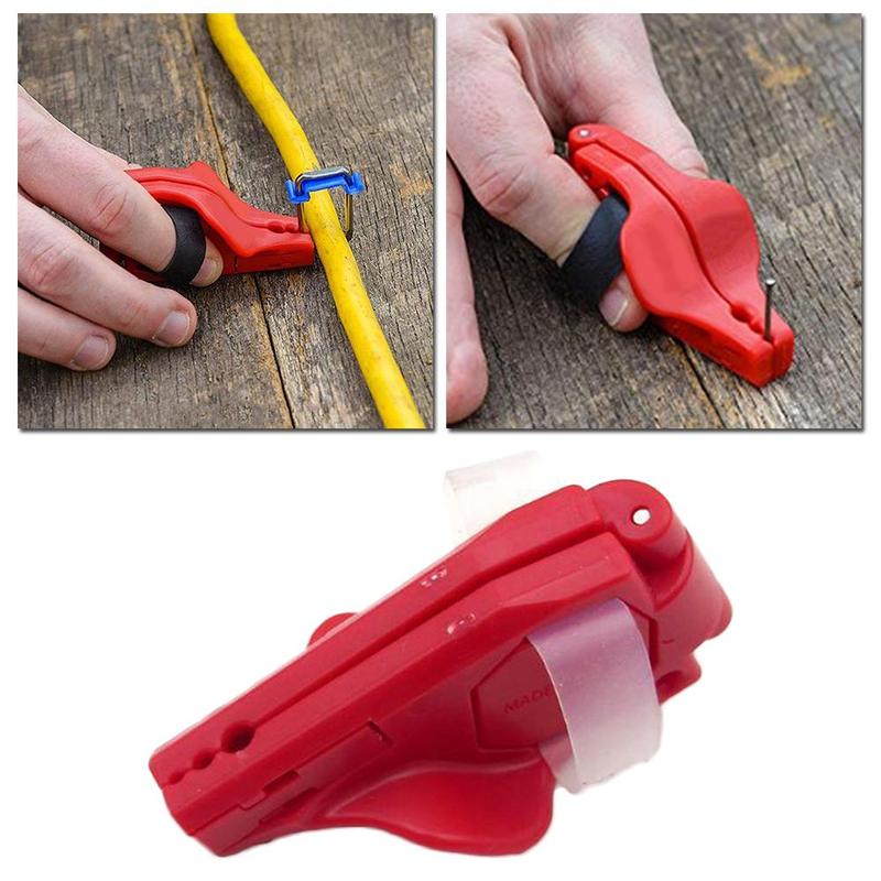 Plastic Nails Holder Safety Nail Finger Protector For Hammering Nailer Guide Safety Easy To Position Nailing Finger Protector