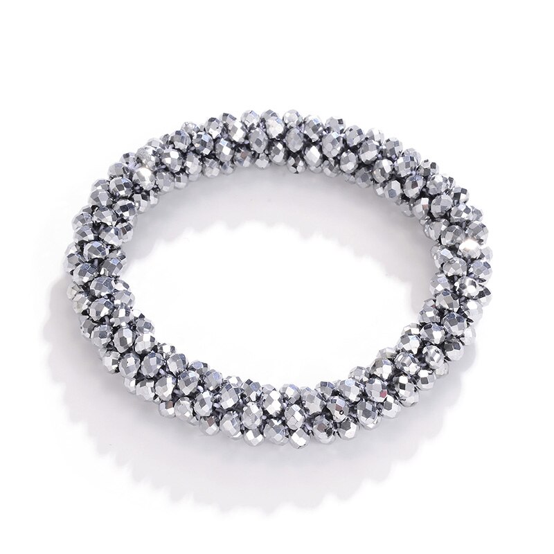 Elastiske newful glasperler armbånd til kvinder rød sort retro sommer armbånd armbånd smykker brazalete mujer