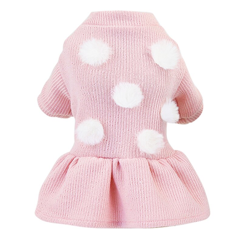 Femme chien robes Dot modèle été chien vêtements princesse fille jupe Style coréen pull à la pour petit et moyen chien: P / M