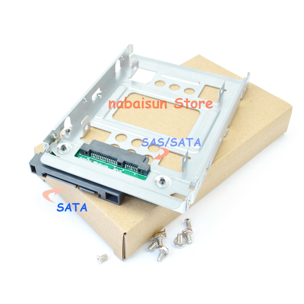 Eunaimee 654540-001 2.5 "a 3.5" SATA HDD SSD Adattatore del vassoio MicroServer per 651314-001 gen8/gen9 N54L N40L N36 x7k8w 774026-001