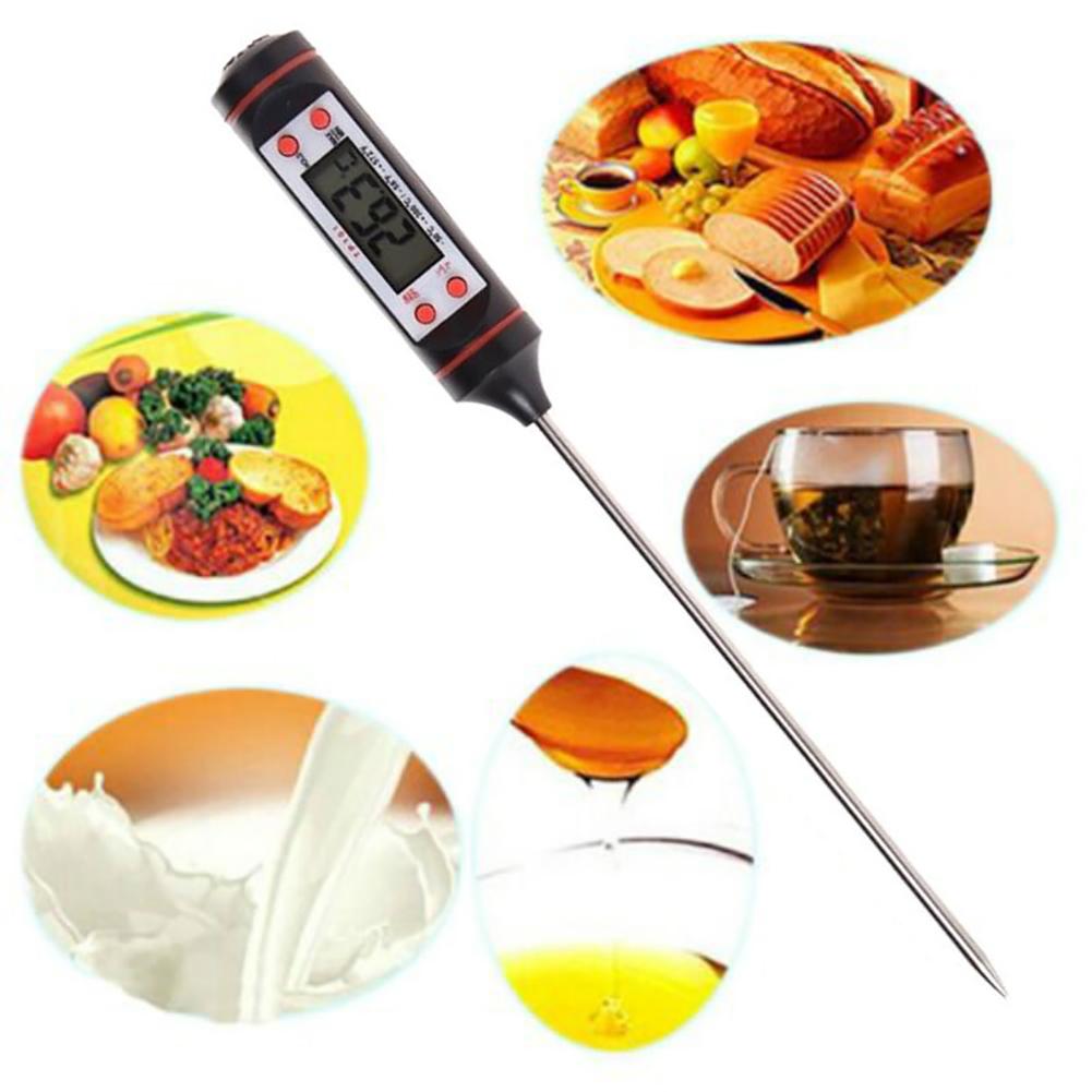 Digital Thermometer Kitchen Tools For Meat Water Milk BBQ Cooking Food Temperature Meter Gauge Probe Test