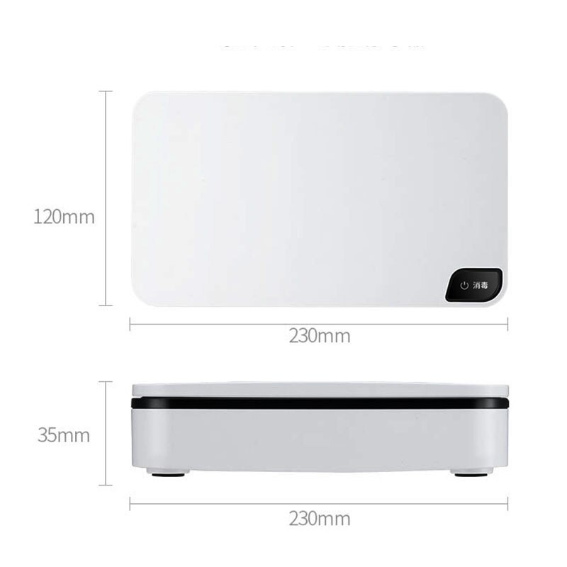UV Light Phone Sterilizer Box Mask Phone Cleaner Personal Disinfection Cabinet with Wireless Charging Aromatherapy Esterilizador