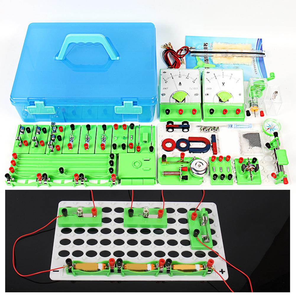 Videnskab eksperiment fisica fysik eksperimenter grundlæggende kredsløb elektricitet magnetisme studerende lærer kit skole undervisningshjælpemidler физика